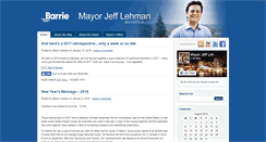 Desktop Screenshot of mayorsblog.barrie.ca